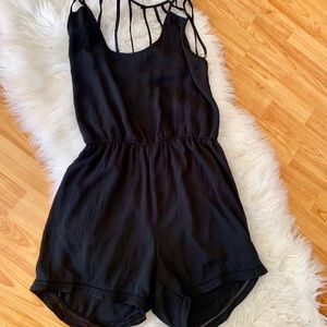 All purpose black romper
